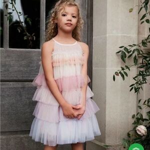 Next Pink and Peach Tulle Dress